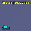 2MASS J20322754+4108336