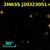 2MASS J20323051+4108284