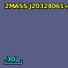 2MASS J20324061+4114548