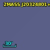 2MASS J20324801+4116542