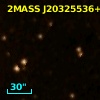 2MASS J20325536+4118216