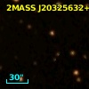 2MASS J20325632+4113180