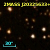 2MASS J20325633+4114366