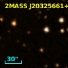 2MASS J20325661+4114017