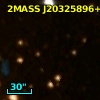 2MASS J20325896+4118410