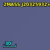 2MASS J20325932+4110376