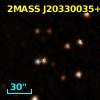 2MASS J20330035+4111252