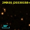 2MASS J20330168+4112486