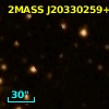 2MASS J20330259+4113563