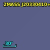 2MASS J20330410+4111250