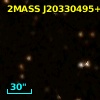 2MASS J20330495+4111291