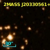 2MASS J20330561+4113486