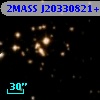 2MASS J20330821+4113045