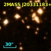 2MASS J20331183+4112455