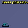 2MASS J20331339+4112337