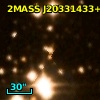 2MASS J20331433+4119331