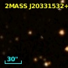 2MASS J20331532+4110297