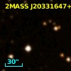 2MASS J20331647+4109245