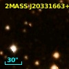 2MASS J20331663+4114053