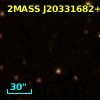 2MASS J20331682+4110575