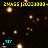 2MASS J20331888+4114371
