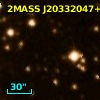 2MASS J20332047+4121447