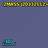 2MASS J20332112+4112436