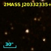 2MASS J20332335+4112364