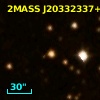 2MASS J20332337+4113478