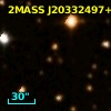 2MASS J20332497+4108366
