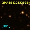 2MASS J20332592+4113332