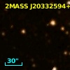 2MASS J20332594+4113222