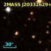 2MASS J20332629+4108174