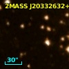 2MASS J20332632+4118059