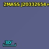 2MASS J20332654+4115041