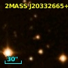 2MASS J20332665+4115560