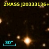 2MASS J20333136+4116028