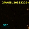 2MASS J20333229+4111566