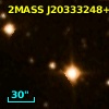 2MASS J20333248+4115434