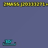 2MASS J20333271+4112522