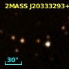 2MASS J20333293+4110405