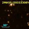 2MASS J20333308+4117298
