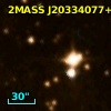 2MASS J20334077+4119308