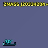 2MASS J20334204+4110549