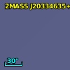 2MASS J20334635+4116303
