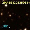2MASS J20335035+4114170