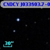 CXOCY J033803.7-050557