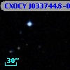 CXOCY J033744.8-050356