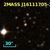 2MASS J16111705-2213085