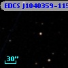 EDCS J1040359-1153583